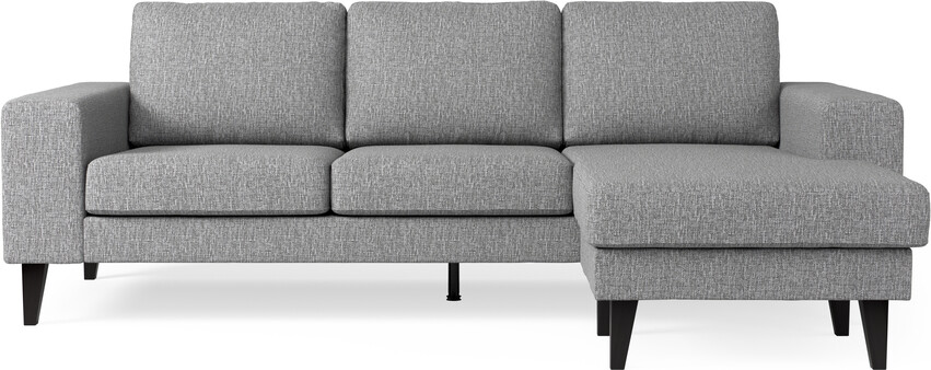 Sierra - 3-sits soffa med flyttbar schäslong - Grå