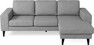 Sierra - 3-sits soffa med flyttbar schäslong - Grå