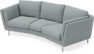Madison - 3-sits soffa svängd, 70 cm - Turkos