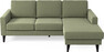 Sierra - 3-sits soffa med flyttbar schäslong - Grön
