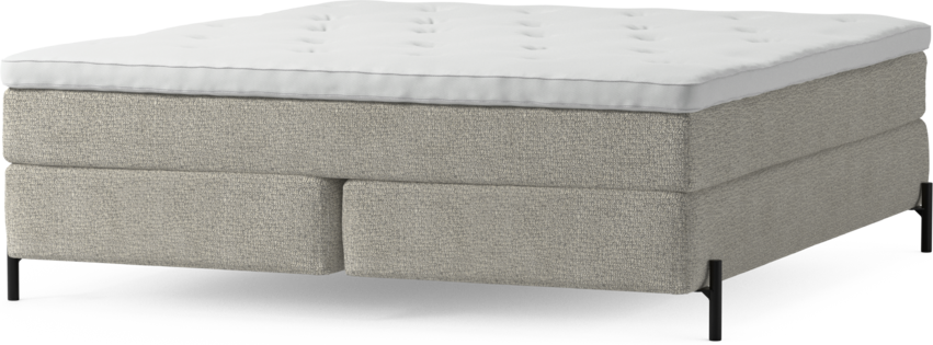 Delux Sense - Kontinentalsäng, dubbelsäng med bäddmadrass och sängben