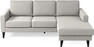 Sierra - 3-sits soffa med flyttbar schäslong - Beige