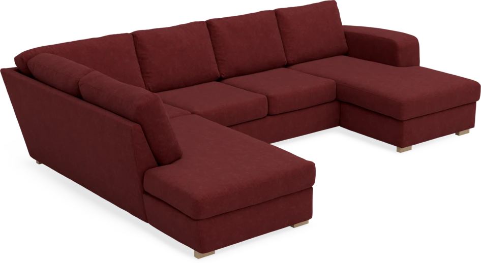 Friday - 3-sits soffa med divan vänster och schäslong höger - Rosa