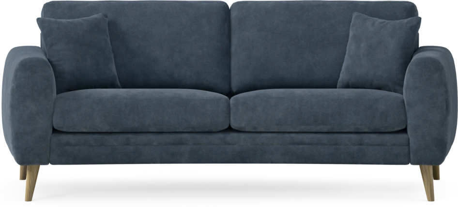 Eden - 2,5-sits soffa svängd - Blå