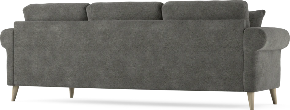 Eden - 3-sits soffa svängd - Grå