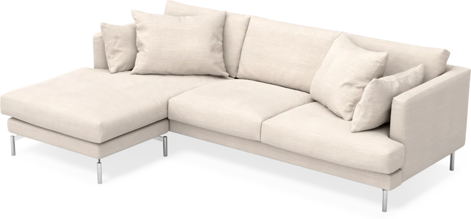 Harper - 4-sits med schäslong vänster - Beige