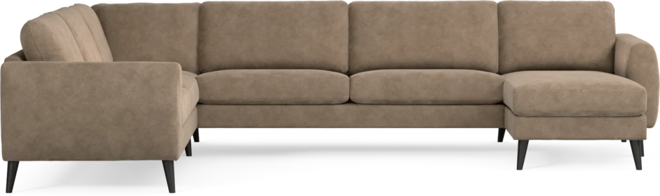 Bridge - Hörnsoffa, 2+3-sits med schäslong höger - Beige