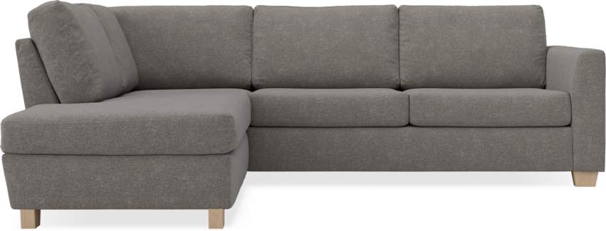 Friday - 2,5-sits soffa med divan vänster - Grå