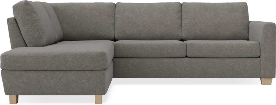 Friday - 2,5-sits soffa med divan vänster - Grå
