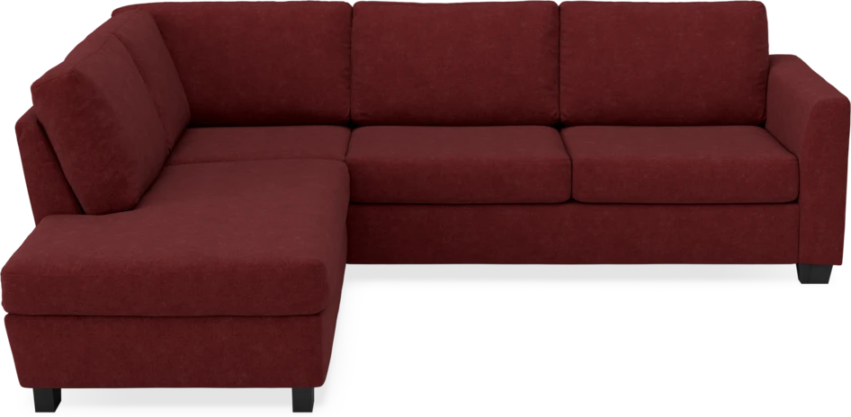 Friday - 2,5-sits soffa med divan vänster - Rosa