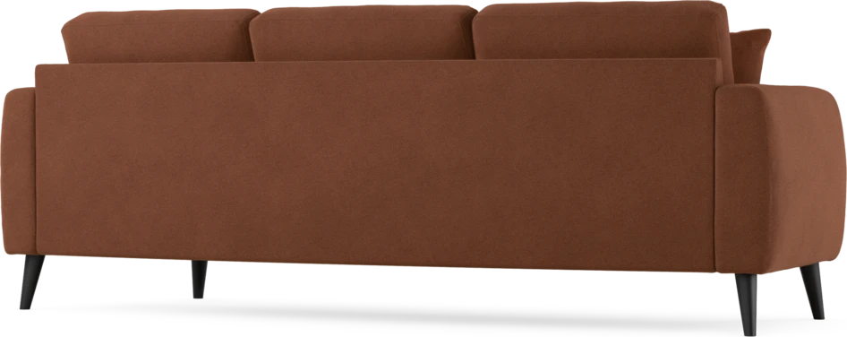 Eden - 3-sits soffa svängd - Orange