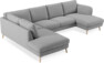 Madison Lux - 2-sits soffa med divan vänster och schäslong höger - Grå