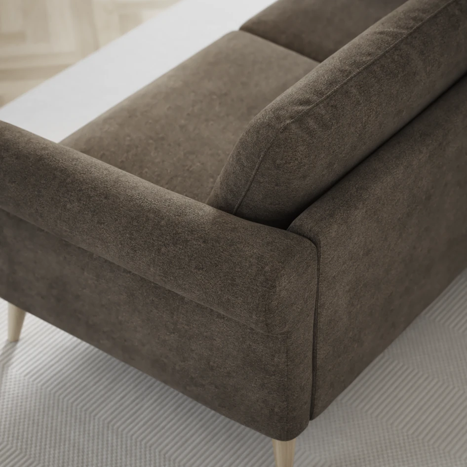 Bridge - 4-sits soffa - Brun