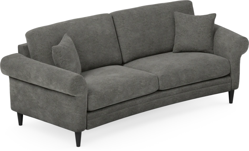 Eden - 2,5-sits soffa svängd - Grå