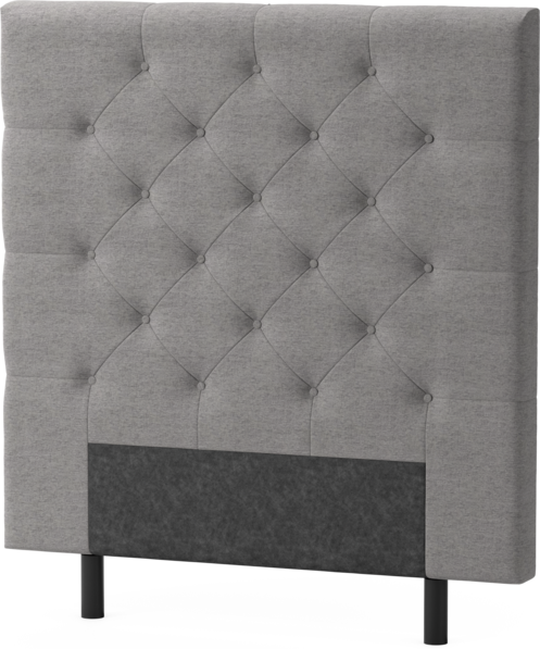 Delux Pikerad - Sänggavel, 90-210 cm - Grå