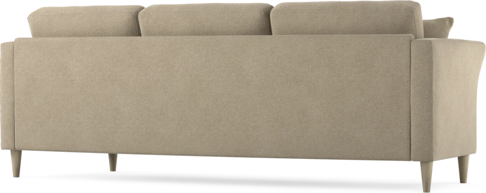 Eden - 3-sits soffa svängd - Beige