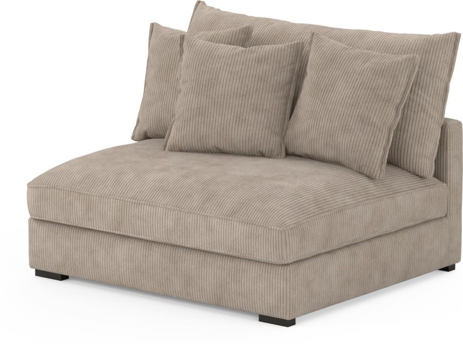 Rossi - 2-sits utan armstöd - Beige