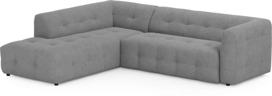 Bella - 3-sits soffa med divan vänster - Grå