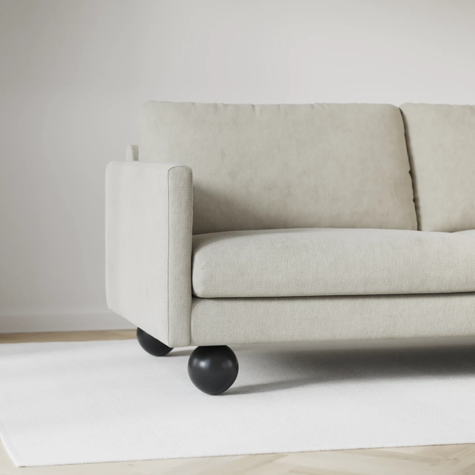 Madison Lux - 2-sits soffa med divan vänster och schäslong höger - Beige
