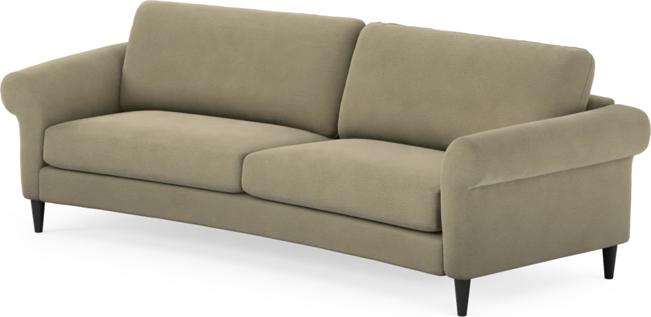 Bridge - 3-sits soffa svängd - Beige