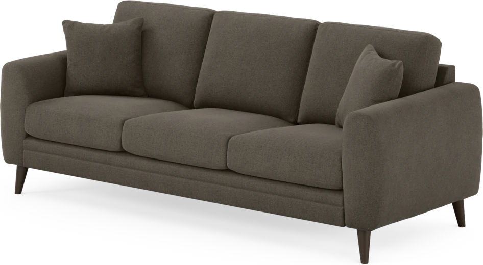 Eden - 3-sits soffa - Brun
