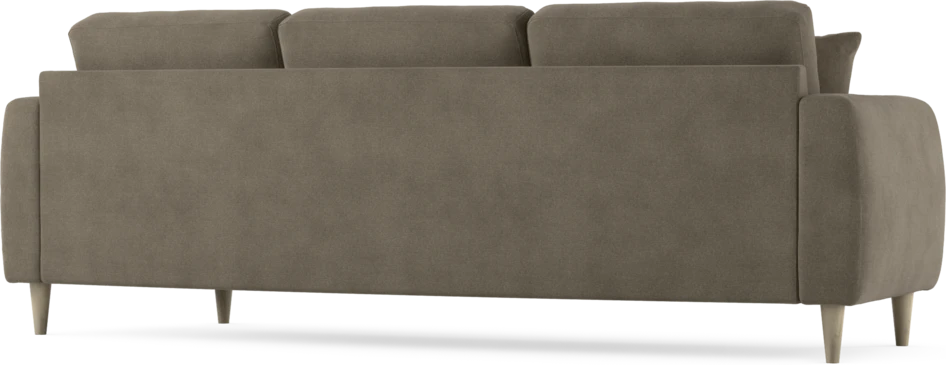 Eden - 3-sits soffa svängd - Beige