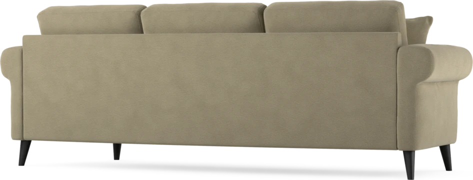 Eden - 3-sits soffa svängd - Beige