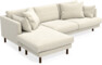 Harper - 4-sits med schäslong vänster - Beige