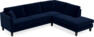 Eden - 2,5-sits soffa med divan - Blå