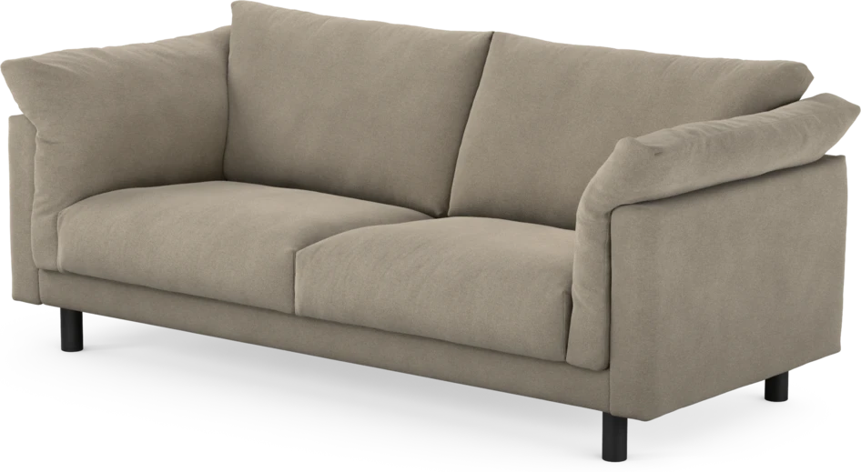 Cherrie - 2,5-sits soffa, fast klädsel - Beige