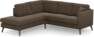 Eden - 2-sits soffa med divan - Brun