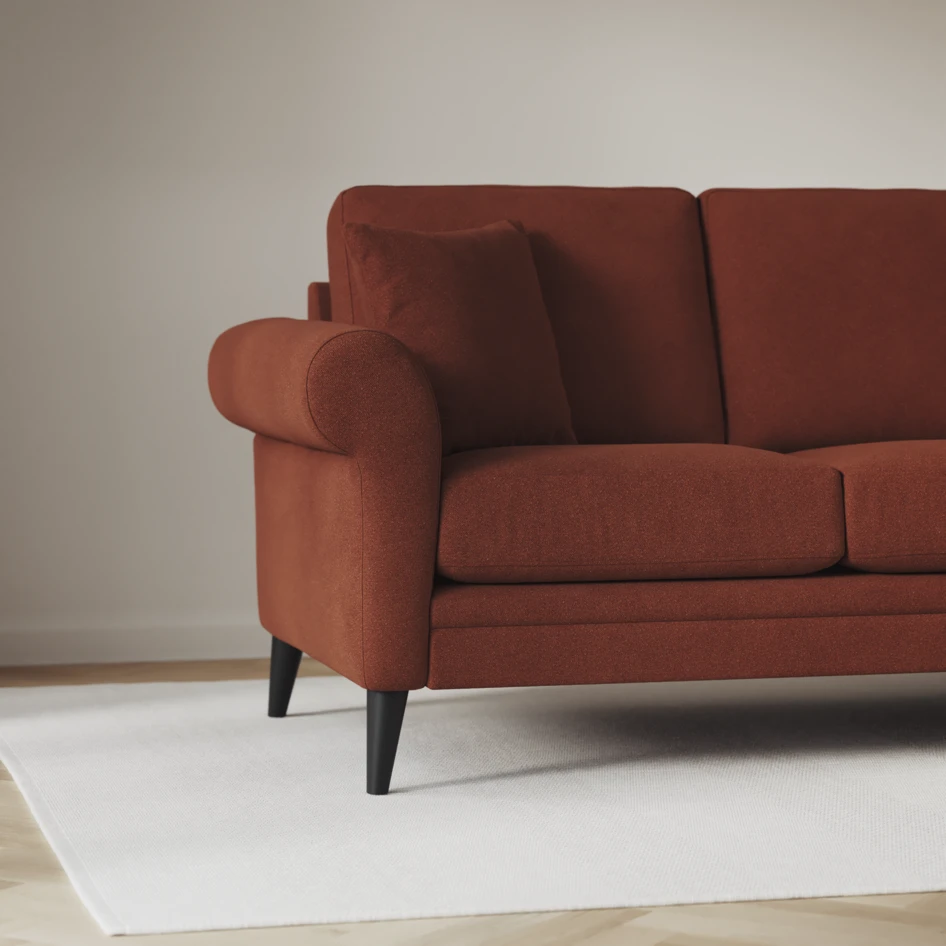 Eden - 3-sits soffa - Orange