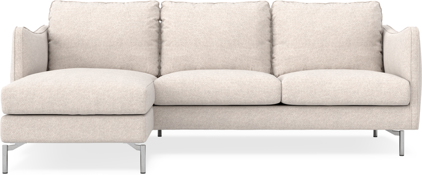 Madison Lux - 2-sits soffa med schäslong vänster - Beige