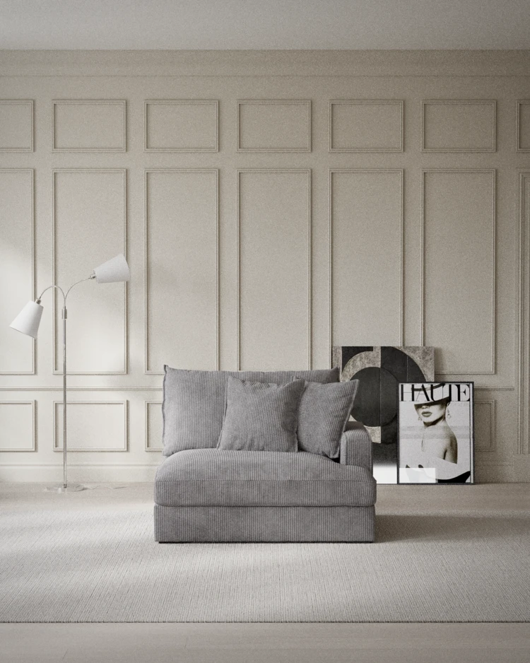 Rossi - 1,5-sits med armstöd höger - inspiration