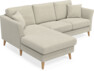 Eden - 2-sits soffa med schäslong - Beige