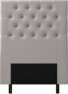 Delux Pikerad XL - Sänggavel, 90-210 cm - Grå