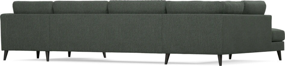 Bridge - 3-sits soffa med divan vänster och schäslong höger - Grön