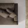 Mila - 4-sits soffa, hel dyna - Brun