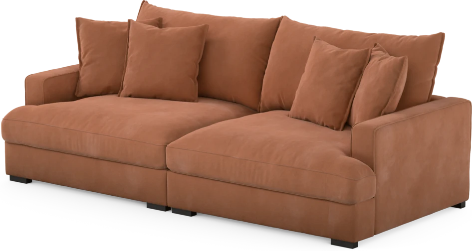 Rossi - 3-sits soffa - Orange