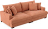 Rossi - 3-sits soffa - Gul