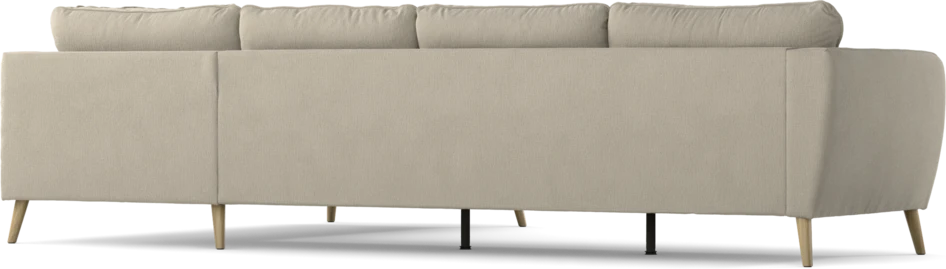 County - 3-sits soffa med divan höger - Grå