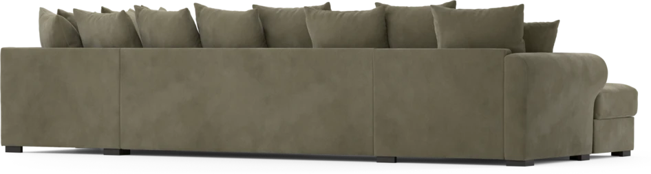 Town - 3-sits soffa med divan höger och schäslong vänster - Grön