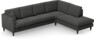 Eden - 3-sits soffa med divan - Svart