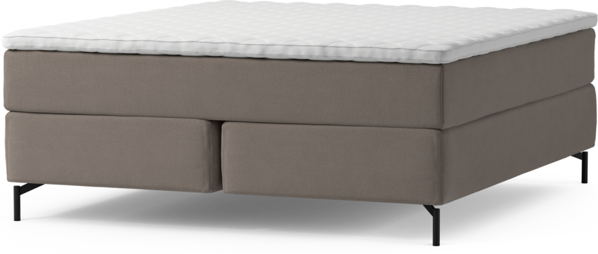 Delux Exclusive - Kontinentalsäng, dubbelsäng med bäddmadrass och sängben