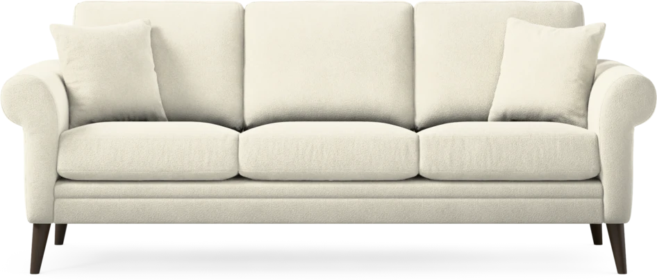 Eden - 3-sits soffa - Vit