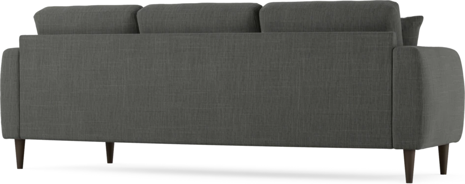 Eden - 3-sits soffa svängd - Grå