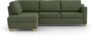 Friday - 2,5-sits soffa med divan vänster - Grön