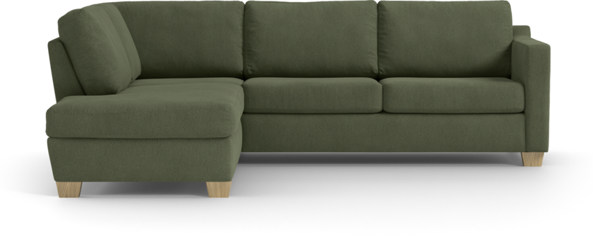 Friday - 2,5-sits soffa med divan vänster - Grön