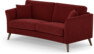 Eden - 2,5-sits soffa svängd - Röd