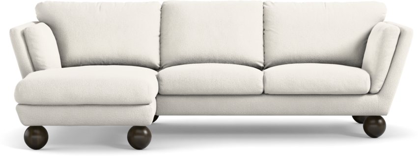 Madison Lux - 2-sits soffa med schäslong vänster - Beige